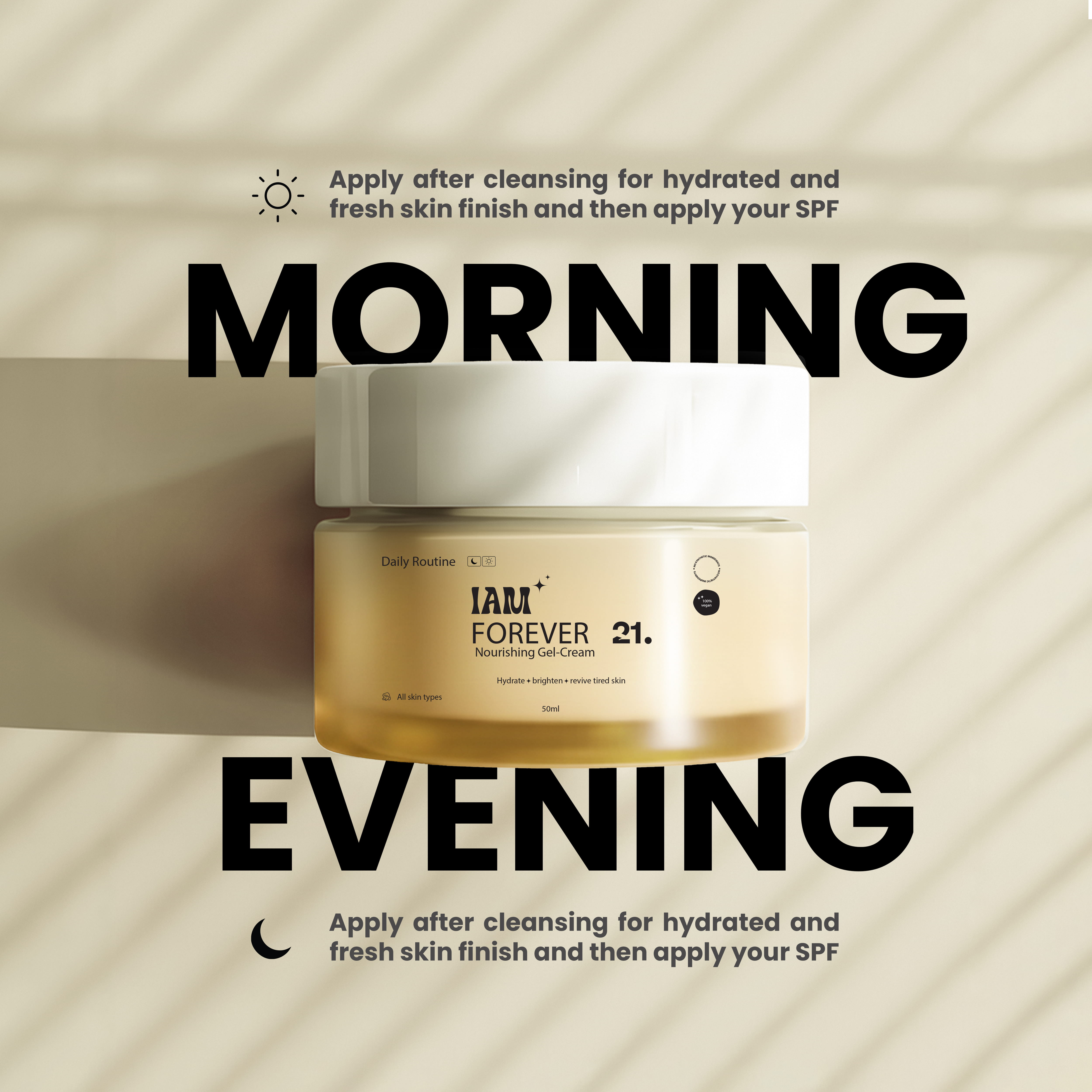 IAM FOREVER 21 NOURISHING GEL-CREAM 4